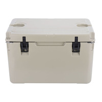 Nouvelle glacière isotherme moderne de 35 L en PE moulé par rotation avec logo personnalisé, écologique, portable, pour aliments, camping et usage extérieur