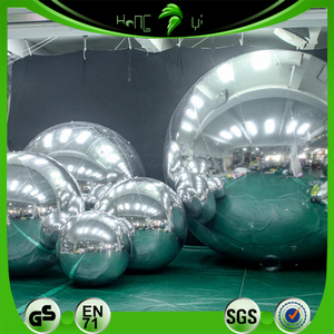 Billes métalliques réfléchissantes gonflables personnalisées ballon miroir gonflable en PVC pour la décoration de mariage - Product Image 3
