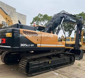 Excavatrice sur chenilles Hyundai 305-9S d'occasion disponible en usine – Hyundai R305, R225, R220, R210, Hyundai 305LC-9T de Corée en promotion - Product Image 2