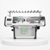 Machine à tricoter plate informatisée multi-jauge innovante avec système d'alimentation en huile automatique pour une utilisation textile durable