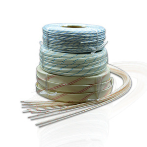 Tube isolant en fibre de verre tressée recouvert de <span class=keywords><strong>PVC</strong></span> 1,5KV 2,5KV 4KV Classe A 105C 2715 pour fil de moteur électrique et transformateur - Product Image 6