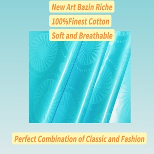 Bazin Riche Super <span class=keywords><strong>Magnum</strong></span> or coton Original Damask Shadda guinée brocart Tissu de haute qualité Tissu Africain prix de fabrication - Product Image 4