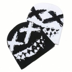 2024 Autumn Winter New Personality Hip Hop Grimace Knitted <b>Hat</b> Street Outdoor Cold <b>Hat</b> Custom Logo Beanie <b>Hat</b> - Product Image 1