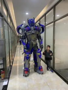 2.7 M लंबा बड़े आकार मानव ऑपरेटिंग रोबोट वेशभूषा पहनने योग्य रोबोट