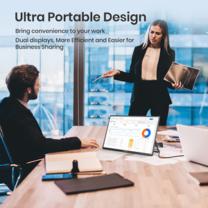 2023 <span class=keywords><strong>Arzopa</strong></span> Nouveau Haute Luminosité Ultra-Mince UHD <span class=keywords><strong>14</strong></span> IPS Écran <span class=keywords><strong>Portable</strong></span> Jeux à L'écran 4K pour Élargir Écran - Product Image 4