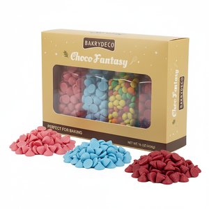 Bonbons de chocolat colorés de qualité supérieure, kits de bonbons de chocolat colorés pour enfants - Product Image 1