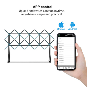 Ventilador de holograma 3D de 65cm, <span class=keywords><strong>kit</strong></span> de pared de vídeo 2X5, fácil instalación para pantalla publicitaria holográfica grande de Halloween, Navidad y Año Nuevo - Product Image 6