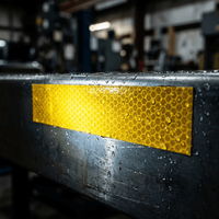 Ruban adhésif réfléchissant en PVC durable et indéchirable avec adhésif imprimable pour la sécurité des camions et la sécurité routière