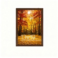 Cadre photo européen en bois écologique avec plexiglas Cadre photo mural décoratif noir pour usage domestique