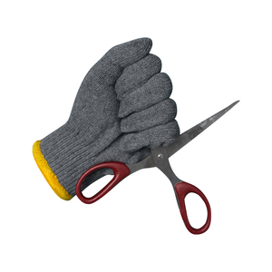 Guantes de jardín de punto de algodón Guantes de trabajo de mano protectores de seguridad al aire libre hechos con poliéster - Product Image 5