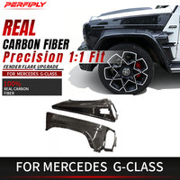 Aile avant large en fibre de carbone sèche de style B800 pour Mercedes Benz Classe G W464 W463A G900 G63 Kit carrosserie