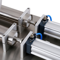 Machine de remplissage de bouteilles d'huile essentielle, Piston pneumatique à double tête de bureau, lotion liquide, prix de machine
