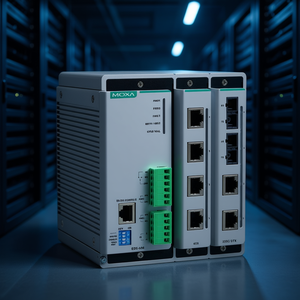 โมกซ่า EDS-608 สวิตช์อีเธอร์เน็ตแบบโมดูลาร์ 8 พอร์ต สวิตช์อุตสาหกรรมสำหรับองค์กร - Product Image 3