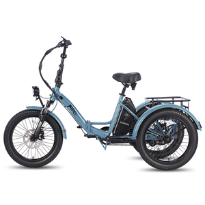 Triciclo Eléctrico EU UK FAFREES F20, Carrocería Abierta, Capacidad de 180 kg, Alcance de 110 km, Plegable, Certificado CE, 500 W+, 48 V, 30 km/h, 10-15 Faf - Product Image 3