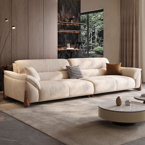 लिविंग रूम फर्नीचर सोफा आधुनिक नरम मखमली सोफा ठोस लकड़ी फ्रेम तीन सीटर connner सोफे घर के लिए उच्च गुणवत्ता लोकप्रिय सोफे - Product Image 5