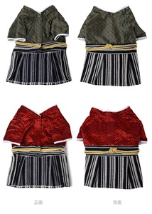 Pakaian Hewan Peliharaan Mewah Kualitas Tinggi Kimono Pakaian Samurai Jepang Pakaian Anjing Kucing Corgi - Product Image 5