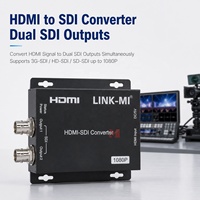 Convertisseur HDMI vers SDI 1 entrée HDMI 2 sorties SDI 1080P HD SD 3G Convertisseur de signal SDI