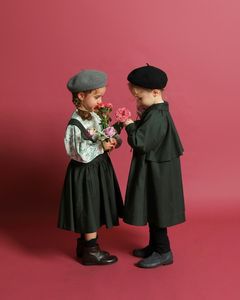 Ropa Infantil Ecológica, Vestido de Algodón Cómodo Personalizado para Niñas, Ropa a Juego para Hermanas, OEM/ODM Disponible - Product Image 2