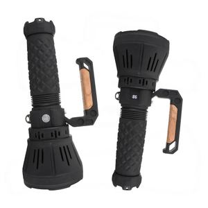 ไฟฉายค้นหาแบบยุทธวิธี LED พลังงานแสงอาทิตย์แบบชาร์จซ้ำได้ ความสว่างสูงพิเศษ 65000 ลูเมน - Product Image 3