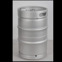 Fût de bière en acier inoxydable, 50 l, eau à pression, vente en gros, utilisé par lot