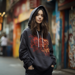 Logo personalizzato di alta qualità Pullover bianco puro <span class=keywords><strong>felpa</strong></span> oversize stile <span class=keywords><strong>felpa</strong></span> con cappuccio in bianco Cartoon <span class=keywords><strong>Mickey</strong></span> Print - Product Image 3