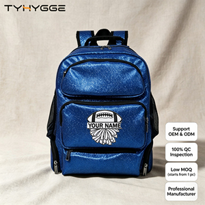Sac à dos scolaire personnalisé bleu roi à paillettes pour enfants, 1 pièce MOQ, sac à dos brillant et scintillant, sac à dos personnalisé avec logo - Product Image 1