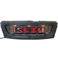 Pièces de gril de couverture de calandre de lumière LED noir mat Offre Spéciale pour Dmax 2016 -- 2019