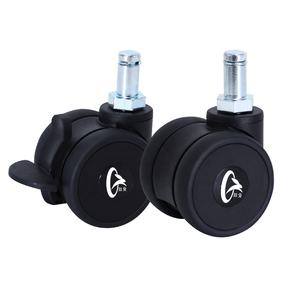 <span class=keywords><strong>Roulettes</strong></span> de <span class=keywords><strong>meubles</strong></span> en nylon entièrement plastique anti-torsion de 2 pouces <span class=keywords><strong>pour</strong></span> chaises de bureau, chaises d'école et bureaux - Product Image 1