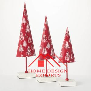 Adornos de hierro forjado hechos a mano, árbol de Navidad para exhibición - Product Image 4