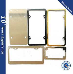 Chrome Mạ Tấm Giấy Phép Với Khung - Product Image 2