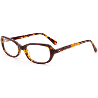 Monture de lunettes optiques Elan Optical YB6617, style rétro œil de chat ovale, unisexe, en acétate, sans peinture, vente flash, directement de l'usine