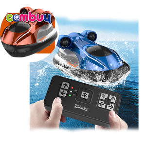 Bateau de course <span class=keywords><strong>télécommandé</strong></span> avec éclairage, mini jouet à grande vitesse, hovercraft RC - Product Image 1