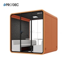 Pod de Travail Moderne pour Réunions, Format 1 Personne, Idéal pour Diffusion, École et Bureau