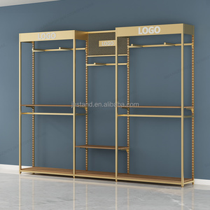 Thời Trang Cổ Điển Có Thể Điều Chỉnh Chiều Cao Showroom Hiển Thị Giá Cho Người Đàn Ông Gỗ Bán Lẻ Cửa Hàng Quần Áo Đồ Đạc Thể Thao Cửa Hàng Thiết Kế Nội Thất - Product Image 4