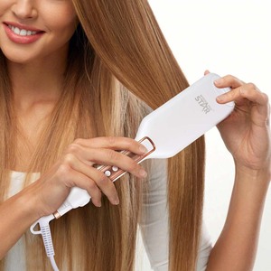 เครื่องหนีบผมวินนิ่งสตาร์ 42W สำหรับหน้าม้า (มาตรฐาน UK/EU สำหรับใช้ในบ้าน) - เครื่องหนีบผมแบบอ่อนโยน - Product Image 2