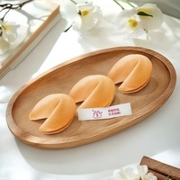 Snacks asiatiques en gros de délicieux biscuits Lucy emballés individuellement Fortune Cookies avec texte et saveur différente