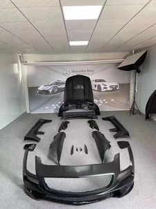 ชุดแต่งสไตล์ Mercedes SLS R197 Black Series คาร์บอนไฟเบอร์ กันชนหน้า-หลัง สปอยเลอร์ ฝากระโปรง สภาพใหม่ - Product Image 3