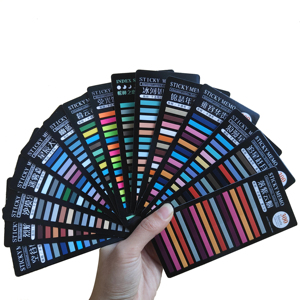 4500 Hojas de Notas Adhesivas Transparentes de PET, Marcapáginas Autoadhesivos, Pestañas Estéticas para Libros, Material de Papelería - Product Image 1
