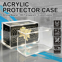Boîtier acrylique ETB 5 mm pour Elite Trainer Box, protection UV 100 %, aimant N52, boîte de présentation transparente, logo personnalisé, certifié CE, montage facile