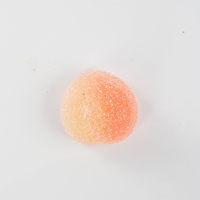 Bonbons gélifiés aux fruits acidulés en gros, bonbons mous enrobés de sucre, friandises moelleuses aromatisées aux fruits, en vrac, OEM