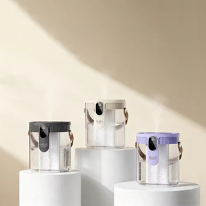 New 1400ml Portable Air <b>Humidifier</b> USB Rechargeable 1800mAh Quiet 3 <b>Mist</b> Modes Mini <b>Humidifier</b> with Light for Home Office - Product Image 5