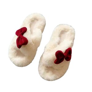 Chaussons en fourrure pour l'automne et l'hiver, pour la maison et l'extérieur, nouvelle conception antidérapante et chaude - Product Image 3