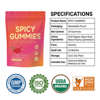 Bonbons épicés pour l'intimité Bonbons mous Maca Racine Muira Puama Epimedium pour hommes Booster d'énergie pour l'équilibre