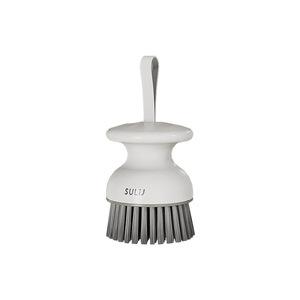 Sulij Rotating Pot <b>Brush</b> Nylon Long Handle Cleaning <b>Brush</b> For Kitchen Dishwashing - Product Image 5