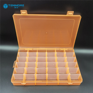 Caja de Almacenamiento de Plástico Transparente con 36 Compartimentos y Divisores Extraíbles, Organizador para Ferretería, Joyería y Componentes Electrónicos - Product Image 1