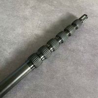 Bastones Esqu Leki Luces Pdr Support de lumière Dent en fibre de carbone Polesmodularcarbonfibertélescopique Pelle Extender Poignée