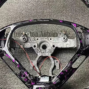 Hot Products Forged Carbon Fiber Alcantara LED <b>Steering</b> <b>Wheel</b> Fit <b>for</b> Infiniti G27 G37 Car <b>Steering</b> <b>Wheel</b> - Product Image 5