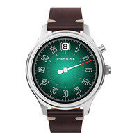 Montre à mouvement boîte à engrenages, nouveau cadran squelette unique, matériaux de boîtier raffinés, montre-bracelet tendance pour usage quotidien