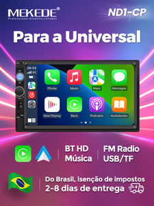 Mekede Armazém Brasil ND1-CP Écran MP5 6,86 pouces 800*480 avec système audio stéréo automobile pour usage universel - Product Image 2