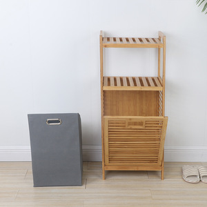 Vente chaude bambou panier <span class=keywords><strong>à</strong></span> <span class=keywords><strong>linge</strong></span> <span class=keywords><strong>sale</strong></span> organisateur armoire <span class=keywords><strong>à</strong></span> <span class=keywords><strong>linge</strong></span> avec panier pour salle de bain - Product Image 3